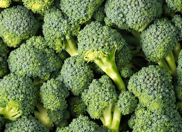 broccolis top view