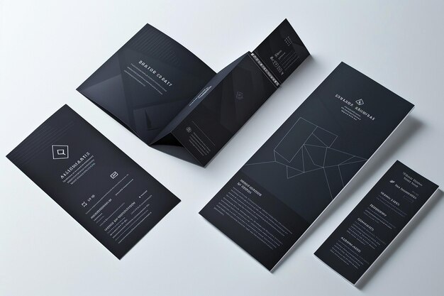 Brochure studio design mockup