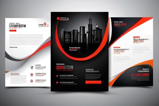 Brochure template flyer background for business design