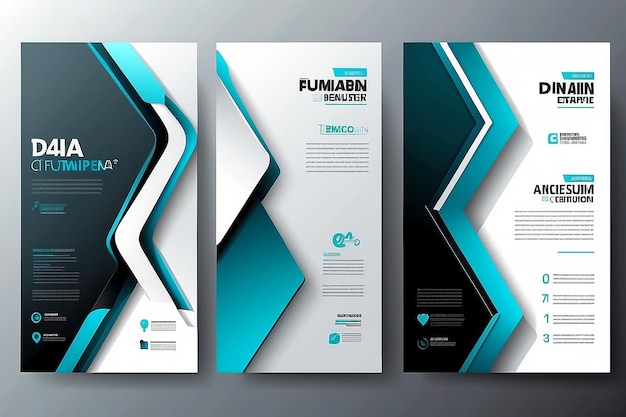 Brochure template flyer background for business design