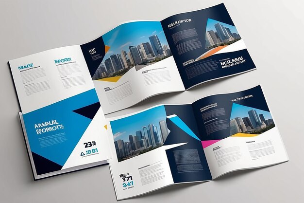 Photo brochure template layout design corporate business annual report catalog magazine flyer