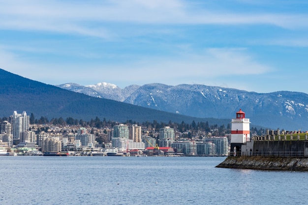 Brockton Point Lighthouse in Stanley Park Vancouver Canada