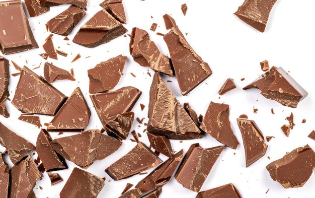 Broken Chocolate Pieces