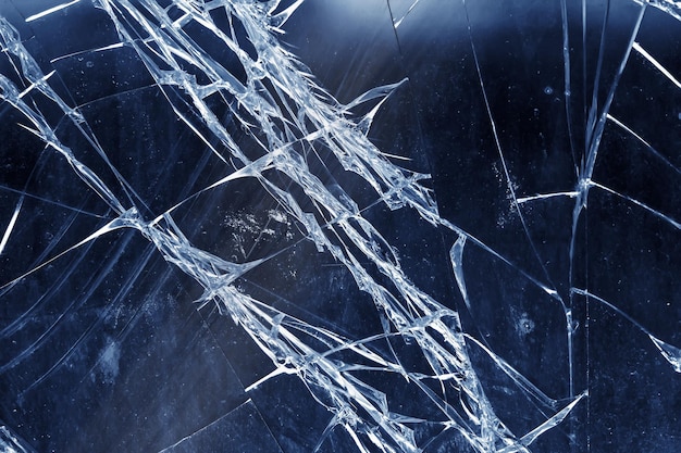 Broken glass texture. Grunge background