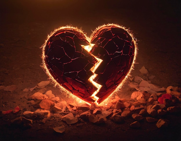 Broken heart the concept of divorce and separation