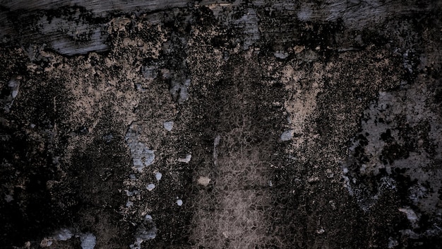 Broken wall texture background with peeling paint