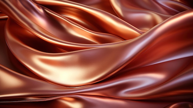 Bronze satin background with shimmer with angle