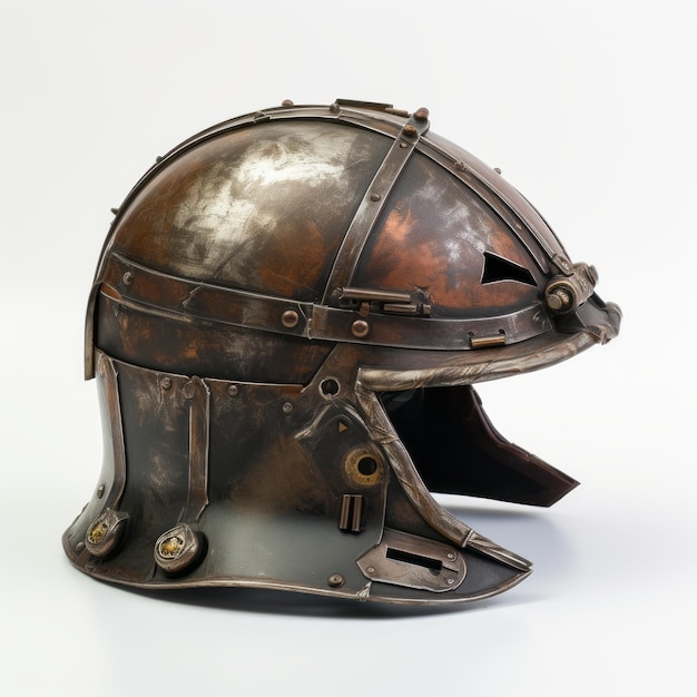 Bronzino Style Plate Helmet With Open Sides