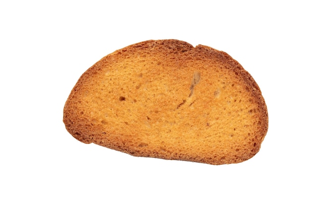 Brood dat op witte achtergrond wordt geïsoleerd