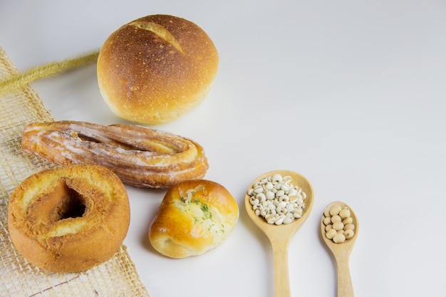 Brood en bakkerij, zaad op lepel