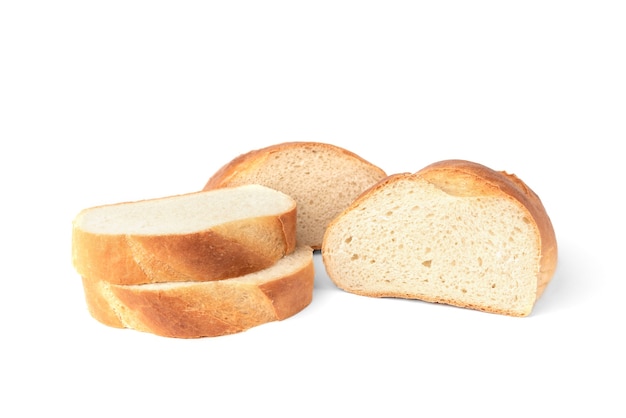 Brood geïsoleerd op een witte achtergrond