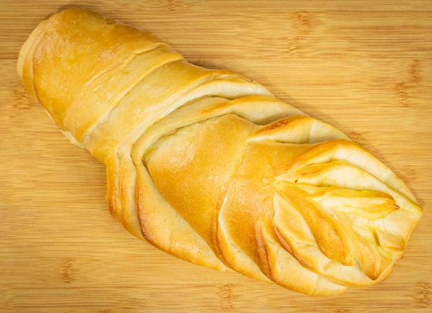 Brood op een houten bord