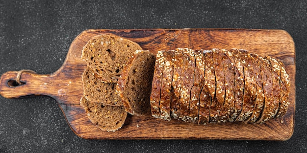 brood Rye gebakken plak zonnebloemzaad verse goederen voedsel gezond vers koken aperitief maaltijd voedsel