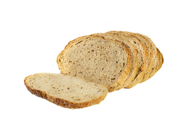 Broodbrood geïsoleerd op witte achtergrond