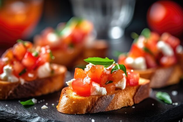 Broodjes geïsoleerde witte achtergrond professionele reclame food fotografie AI gegenereerd