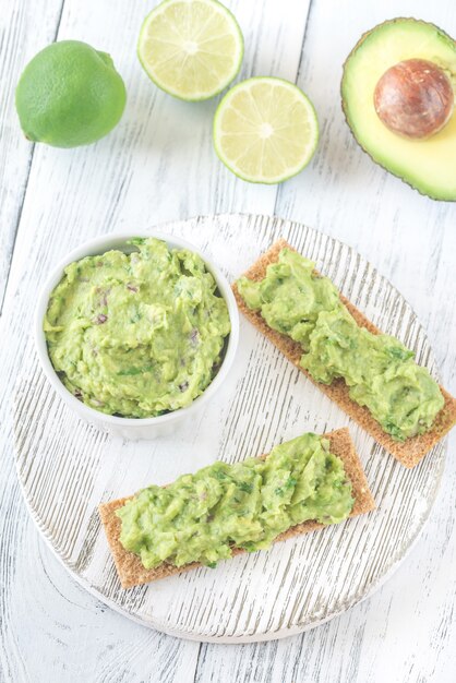 Broodjes met guacamole