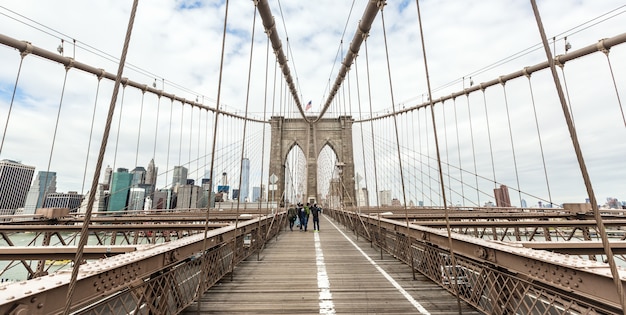 Brooklyn bridge in new york