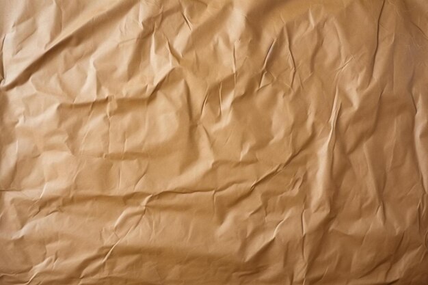 Photo brown background of paper texture or cardboard surface from a paper box there are wrinkles from the