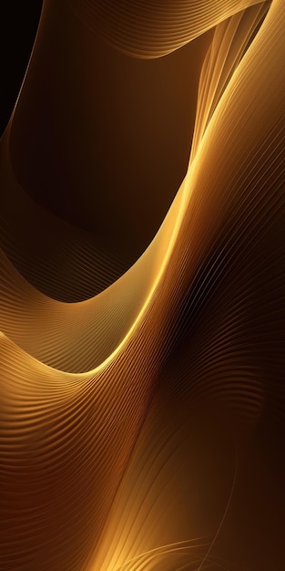 A brown background with a gold swirl in the middle.