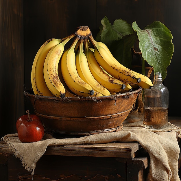 brown_bananas_on_a_wooden_board