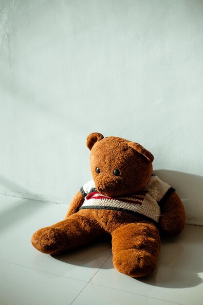 Photo brown bear plush toy photo