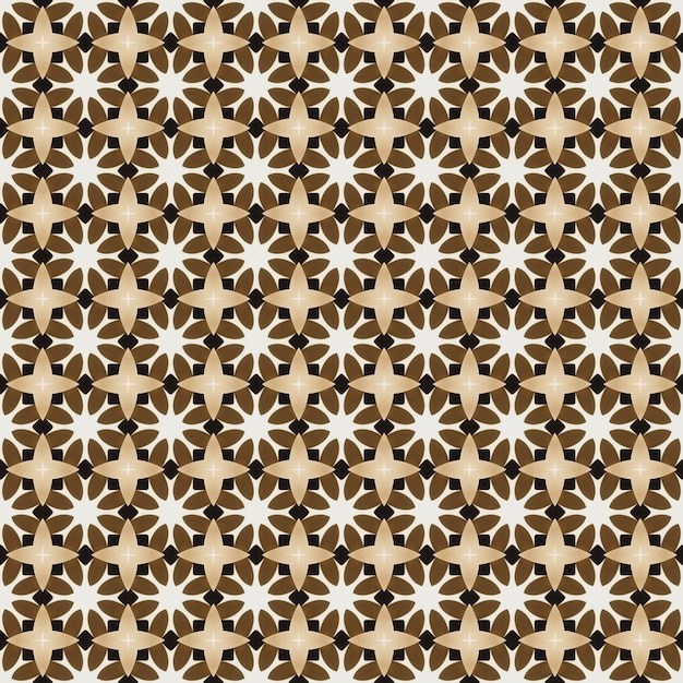 a brown and beige background with a pattern of stars and stripes.