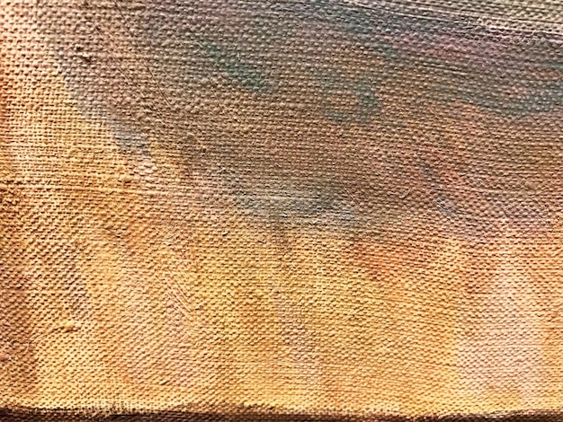 Brown beige uneven texture acrylic paint on canvas palette paint stains a mixture of paints