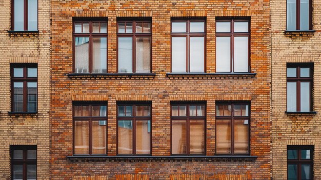 Brown Brick Building With Windows