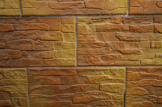 brown brick wall as background