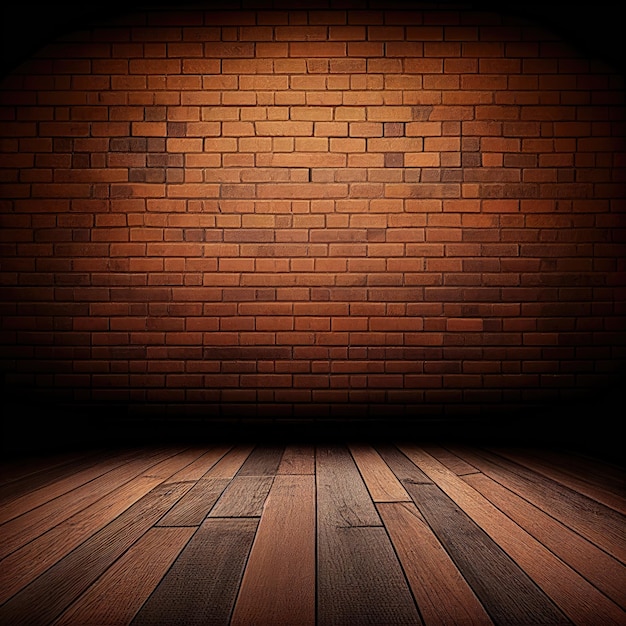 Brown Brick Wall Generative AI