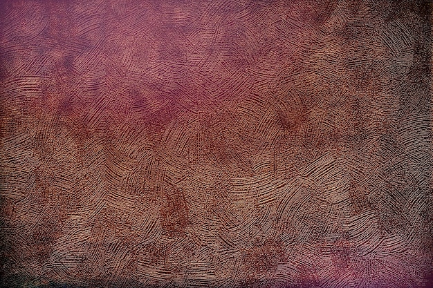 Brown burgundy texture background of paper wallpaper with uneven stripes similar to plaster