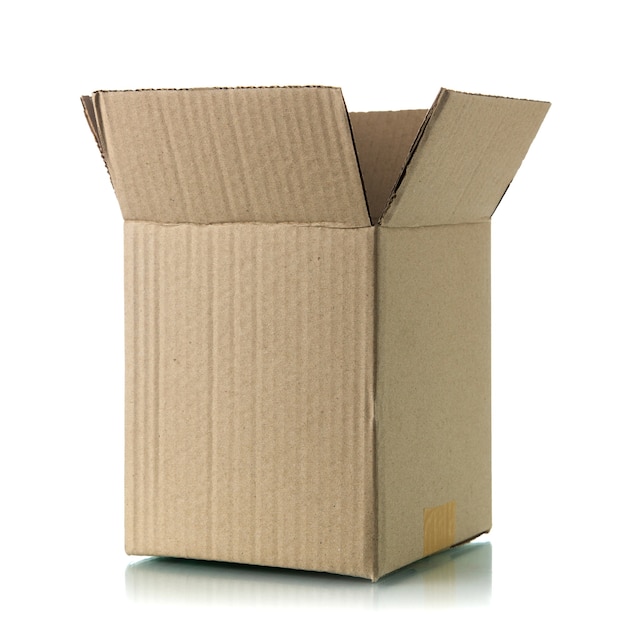 Brown cardboard box 