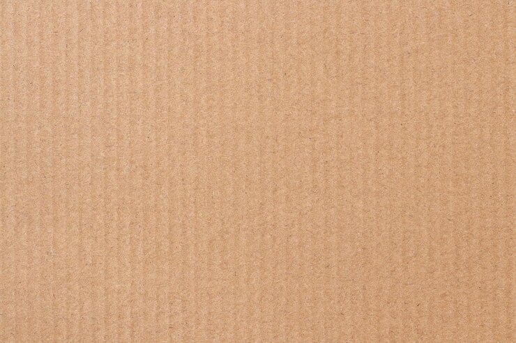 재활용 종이 상자의 갈색 판지 시트 질감