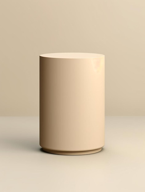 "아니오"라고 적힌 뚜껑이 달린 갈색 세라믹 컵.