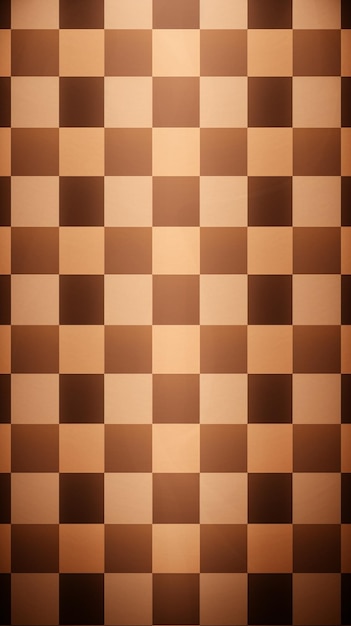 A brown checkered pattern with squares.