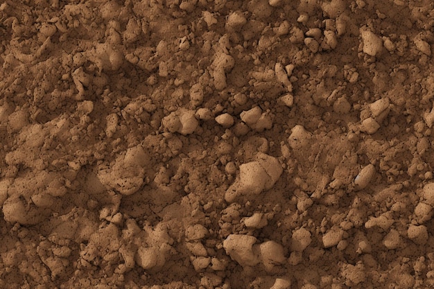 Photo brown clean soil texture