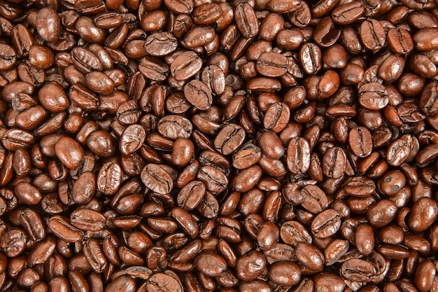 brown coffee beans background