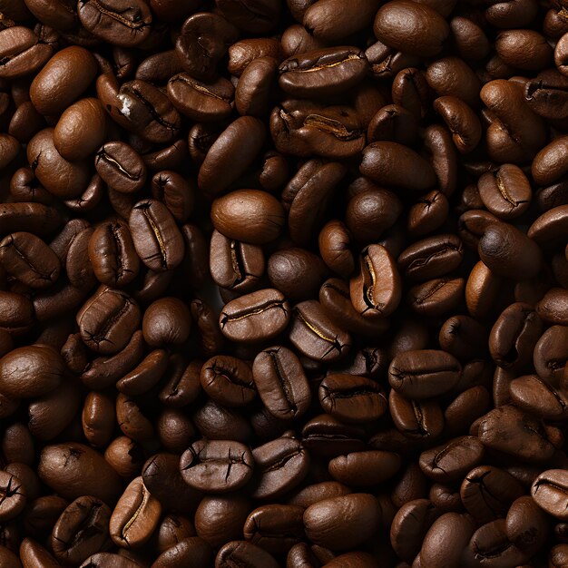 갈색 커피 콩의 원활한 텍스처 사진 패턴