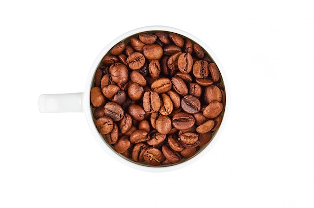Коричневый кофе, текстура, крупный план