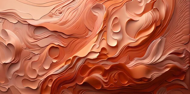 brown color abstract Painted sea 3d Background wall wallpaper