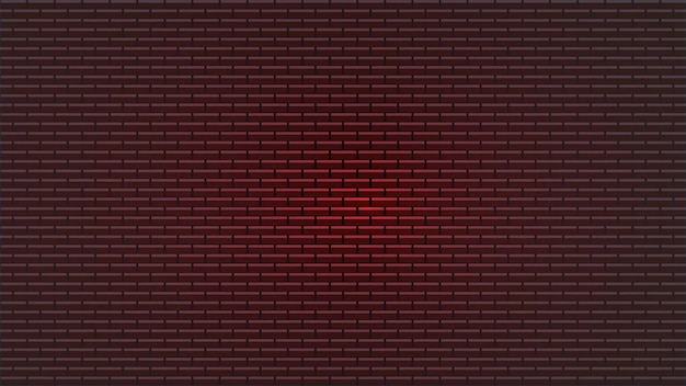 Brown color brick wall shameless pattern illustration background