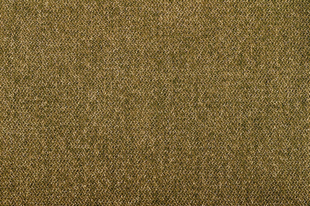 白い背景の茶色のジーンズ工場の織物
