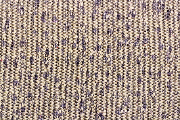 Brown cotton fabric with black dots texture