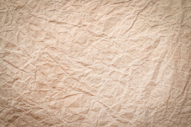 Brown crumple recycle paper background