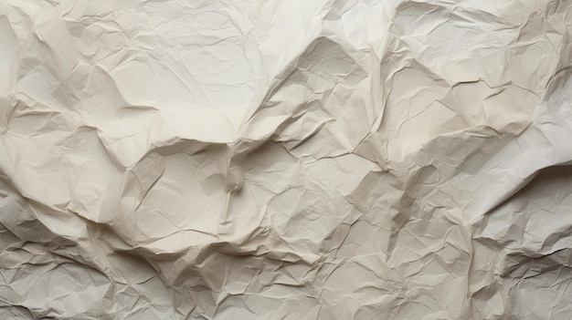 Brown crumpled paper background