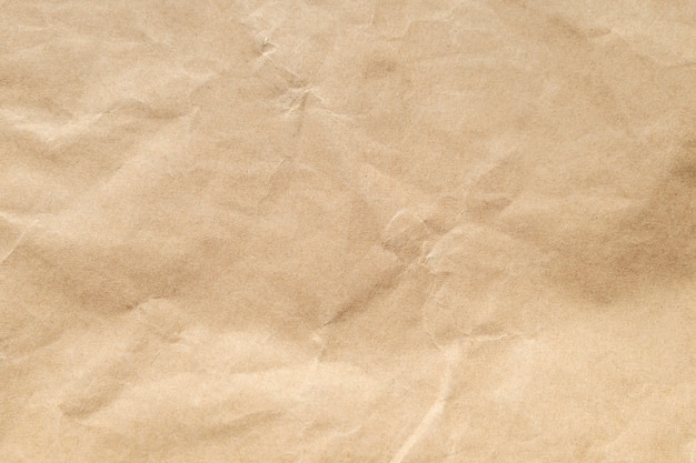 Crumpled Brown Paper Texture Vintage Background Stock Image - Image of  recycle, brown: 168435669