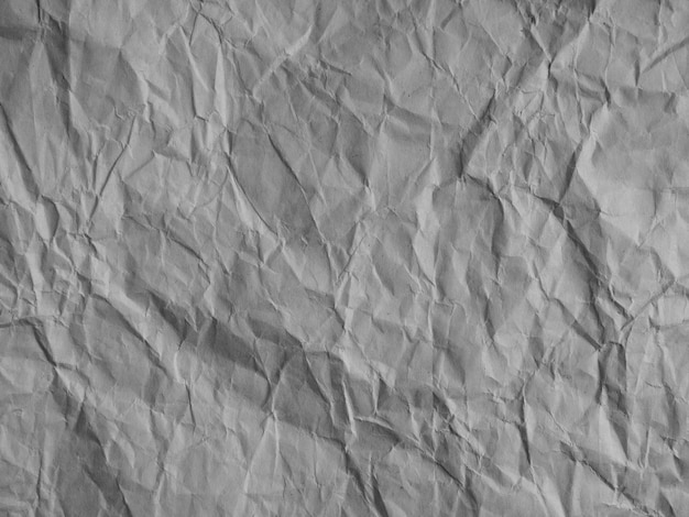 Brown crumpled paper texture background