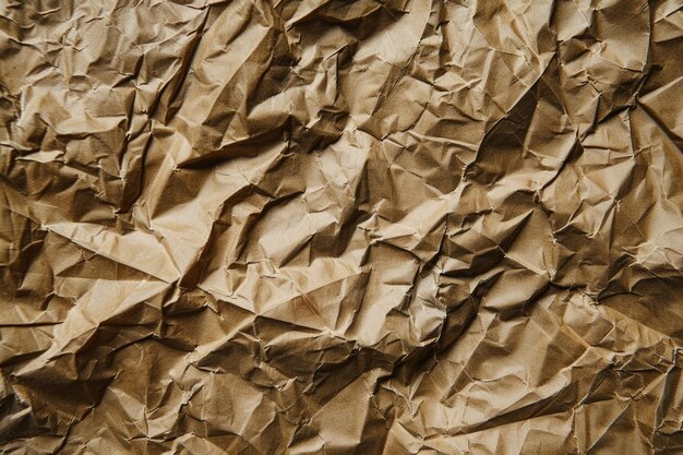 Brown crumpled paper texture paper texture