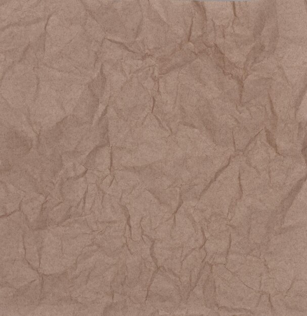 Brown of Crumpled Paper Texture