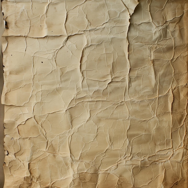 Brown crumpled paper texture